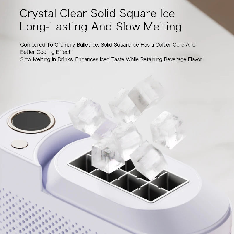Small Ice Maker Mini Convenient Home Dormitory Office Camping Portable Ice Automatic Ice Making Box ice machine 110V/220V