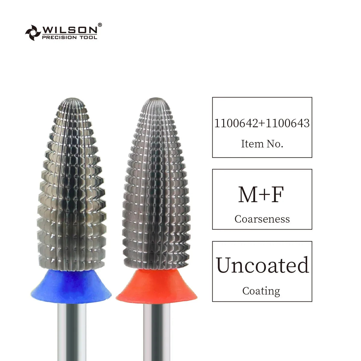 WILSON Typhoon Bits(2 Way)-Tools Nails Cutters for manicure Drill Bits nails accessories remove hard gel