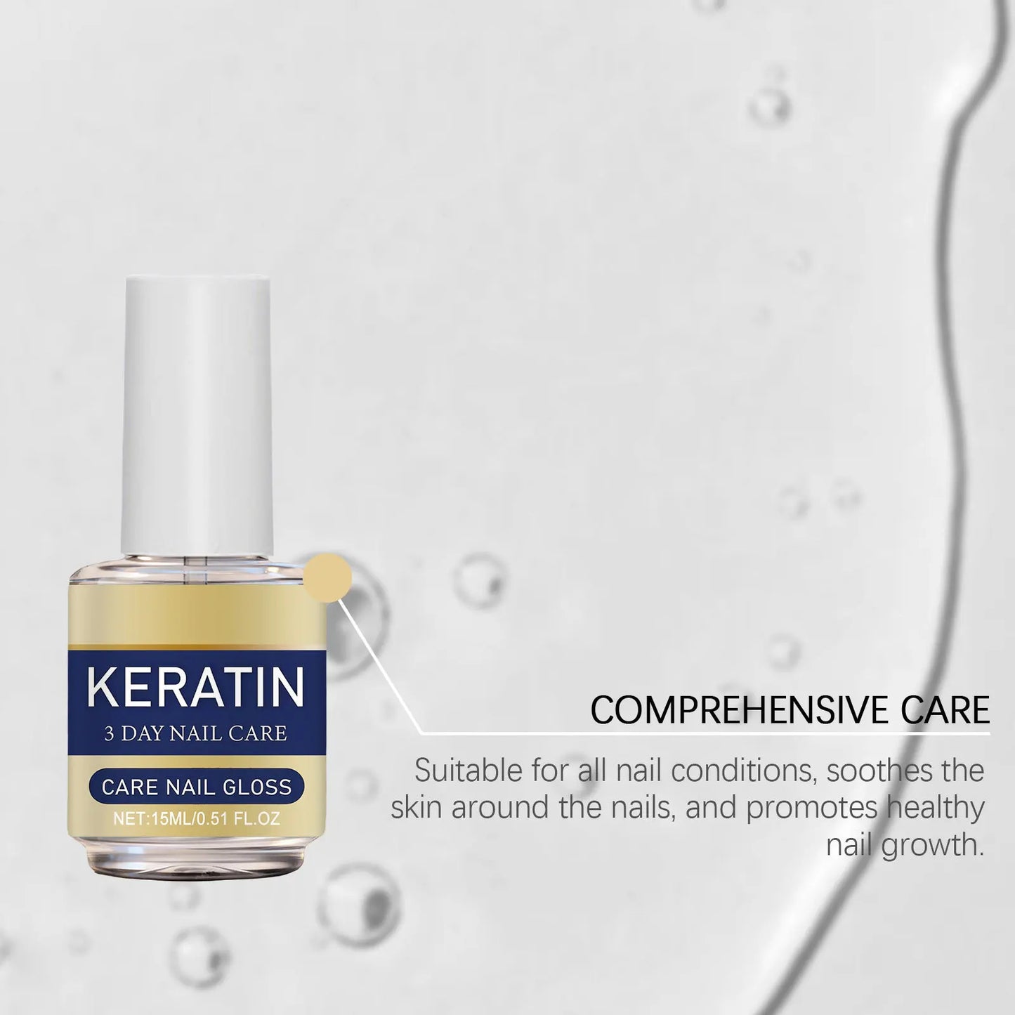 Nail Care Oil Keratin Strengthening Cuticle Regenerating Growth Nail Treatment Dead Skin Remover Lavender Nourishing Nail Oil
