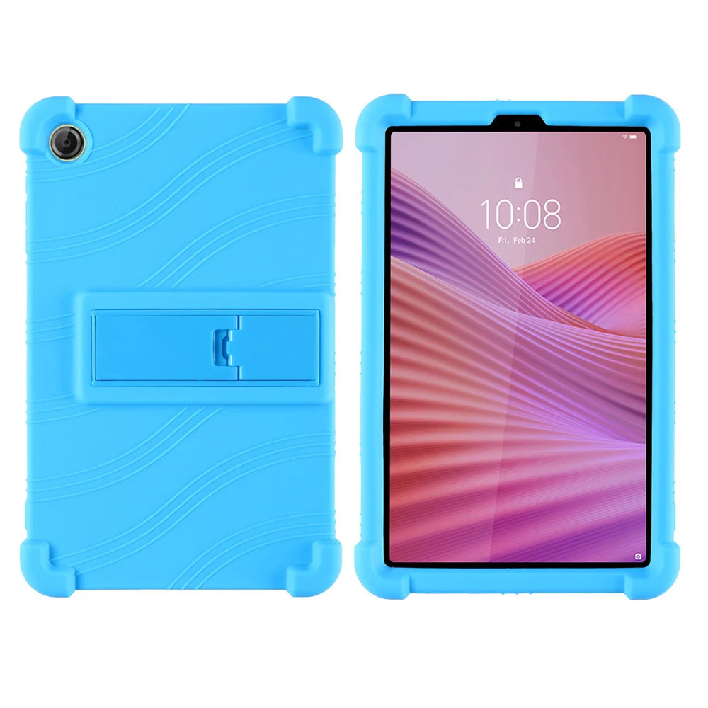 case For LENOVO Tab One 8.7 inch Tablet  protective cover Android Tablet Soft Silicone Adjustable Stand protective sleeve