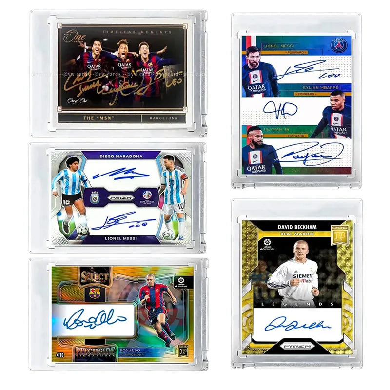 New DIY All-Star Soccer Cards Set Featuring Messi Ronaldo & Mbappé Ultimate Birthday Gift Box for Football Boys Collection Card