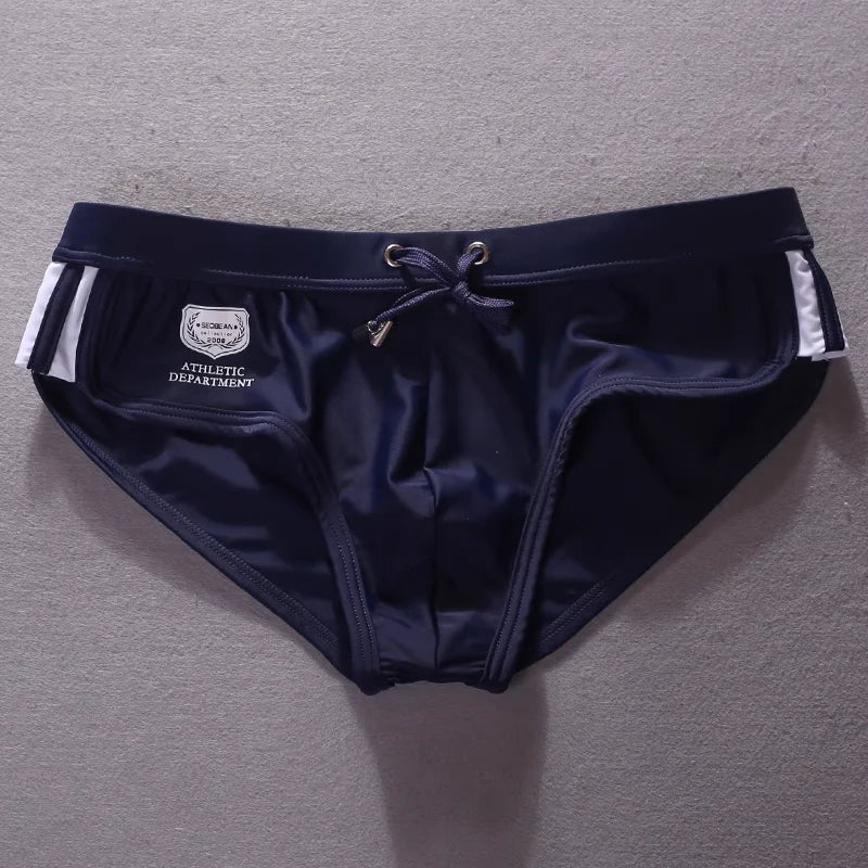 2026 Triangle Flat Angle Fashion Beachside Men's Swimsuit Surfing Trunks Rope Model 30806