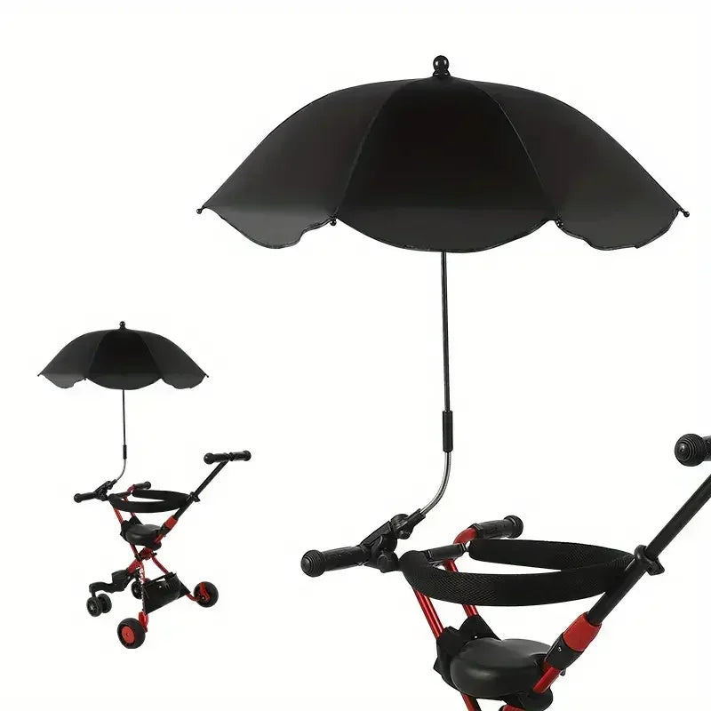 Universal Baby Car Pram Umbrella Adjustable Shade Umbrella Uv Sunshade For Stroller Accessories Sun Visor Portable Parasol Items