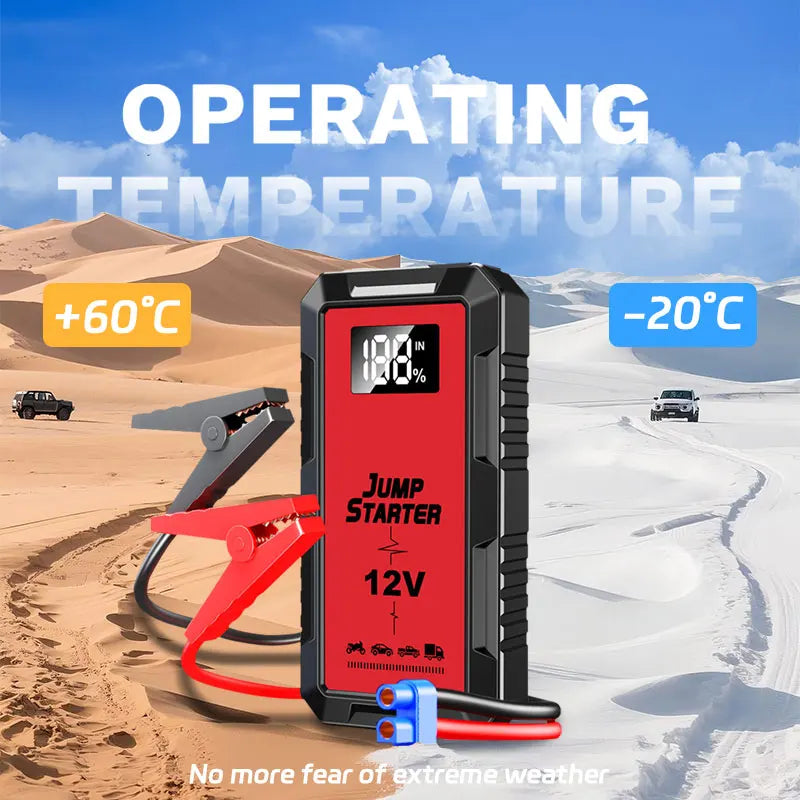 High-power Automobile Emergency Starting Power Supply  Screen Safety Hammer Car Starting Device Power Bank Accessories