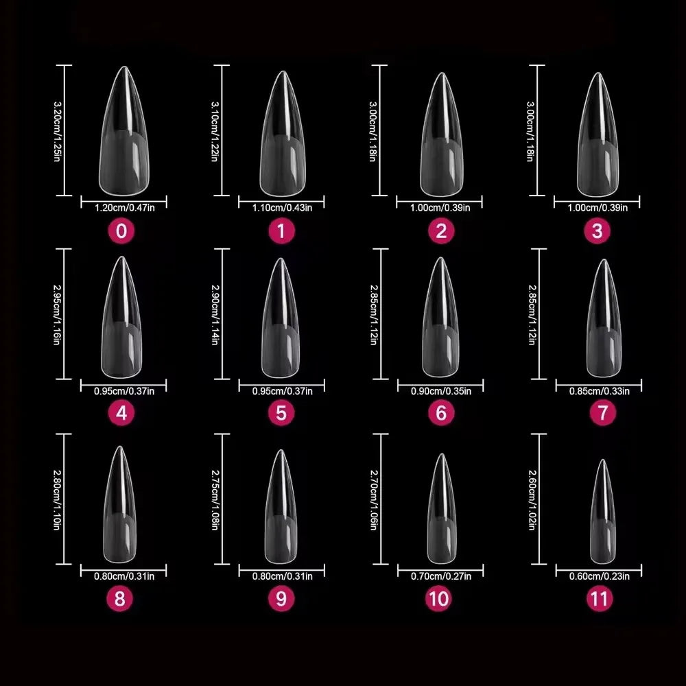 120 Durable Extended False Nail Tips, Full Coverage Nail Tips, Real Finger Nails, Ultra-Thin Uv Nail Polish, Quick Mold-Making, Hand Care Tools