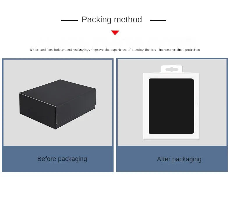 Storage Box For 1800+ Trading Cards PU Leather Commander Card Deck Case Magnetic Closure Card Holder Fits for Magic Game Cards
