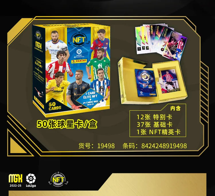 Panini 2025-26 La Liga Adrenalyn XL Full Box Official Licensed LaLiga Soccer Trading Cards Game Collection Cards Gift Toys