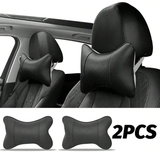 Car Seat Headrest with Breathable Mesh, Auto Safety, Head and Neck Rest, Relax Pillow, Cushion, Auto Protector