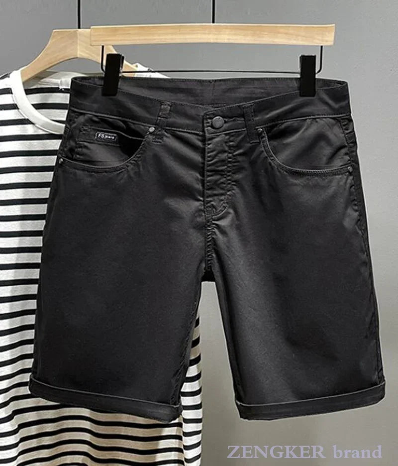 Summer plus size shorts men's loose oversized breeches middle pants thin section stretch men cotton casual shorts 42 44 46