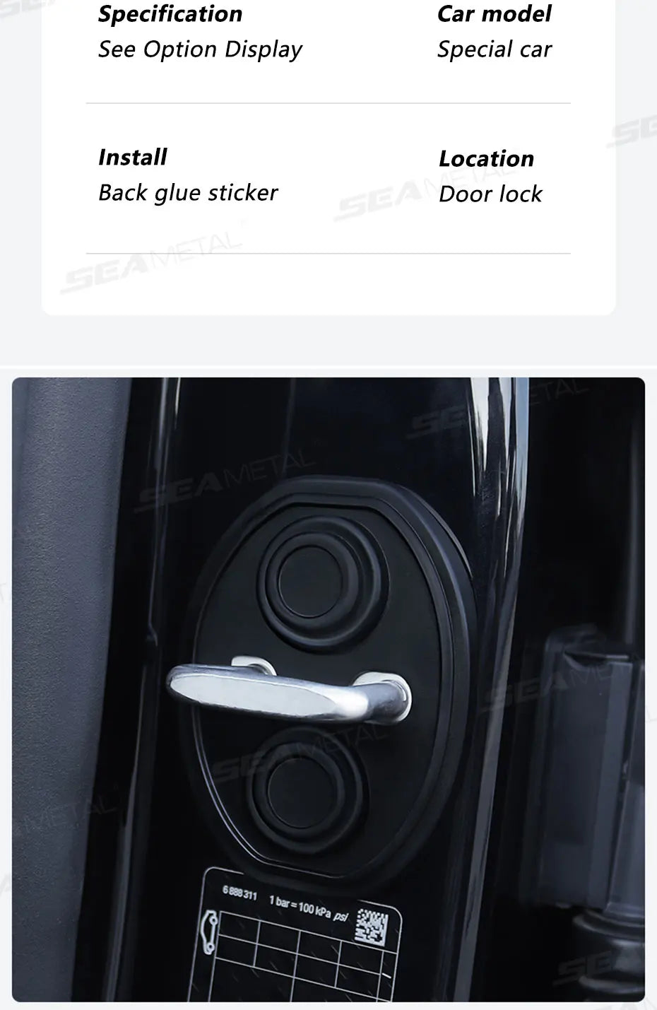 BLALION Car Door Closing Shockproof Silicone Cushion Mute Shock Absorber Protective Covers Mute Buffering Cushion Accessories