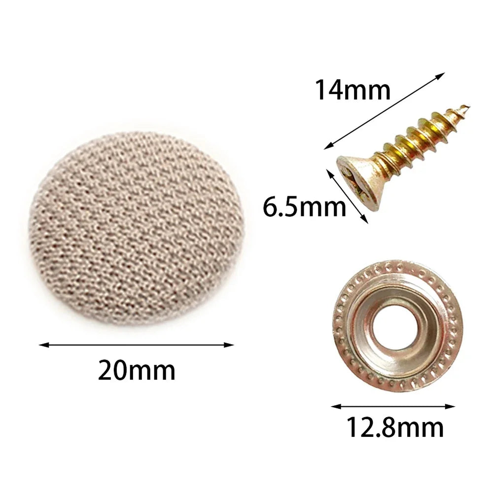 Car Interior Roof Fixing Buckles Screw Set Headliner Cloth Fabric Rivets Retainer Buckle Fastener Auto Accessories
