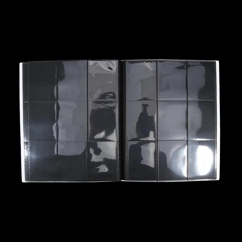 Trading Card Collector Holder 4/9/12-Pocket Binder Portable Storage Case Suitable for Game Cards Baseball Football Cards