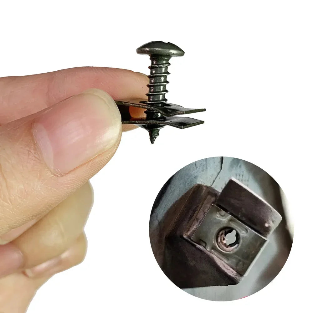 Car Fastener Clip Wholesale U-Type Metal Screw Clip Tool for Engine Undertray Splash Shield Guard Bumper Screw Car Accessories