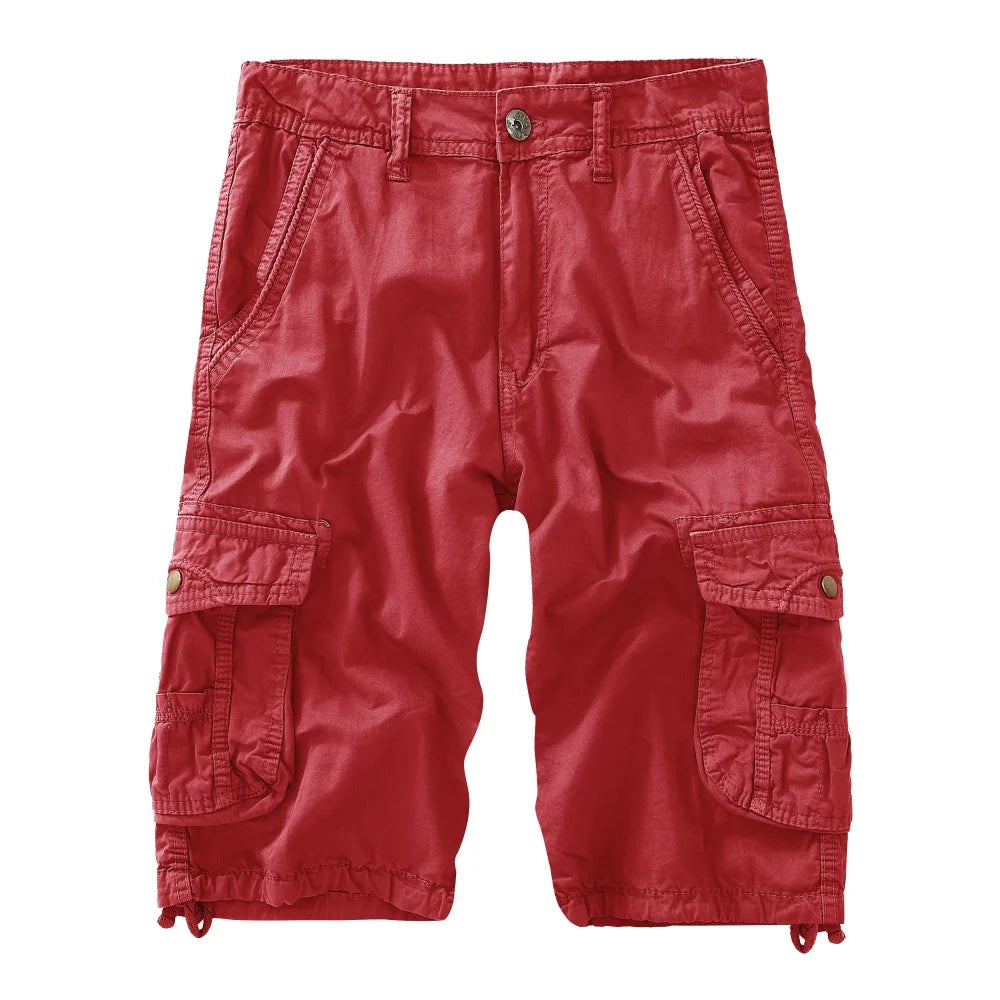 Mens Military Cargo Shorts 2026 Brand New Army Camouflage Shorts Men Cotton Loose Work Casual Short Pants Plus Size No Belt