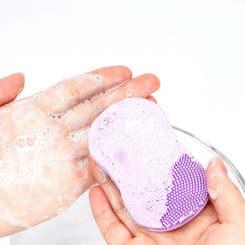 Face Cleansing Brush Facial Massager Skin Care Scrub Cleanser Tool Mini Beauty Tool Soft Deep Cleansing Exfoliator
