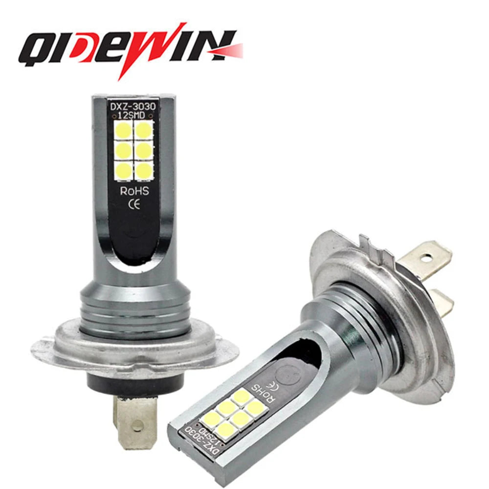 1/2/4pcs H7 Car Headlight Bulb Kit Waterproof Auto Fog Light Canbus H7 Led Lamp Super Bright 6000K Led Automobile Accessories