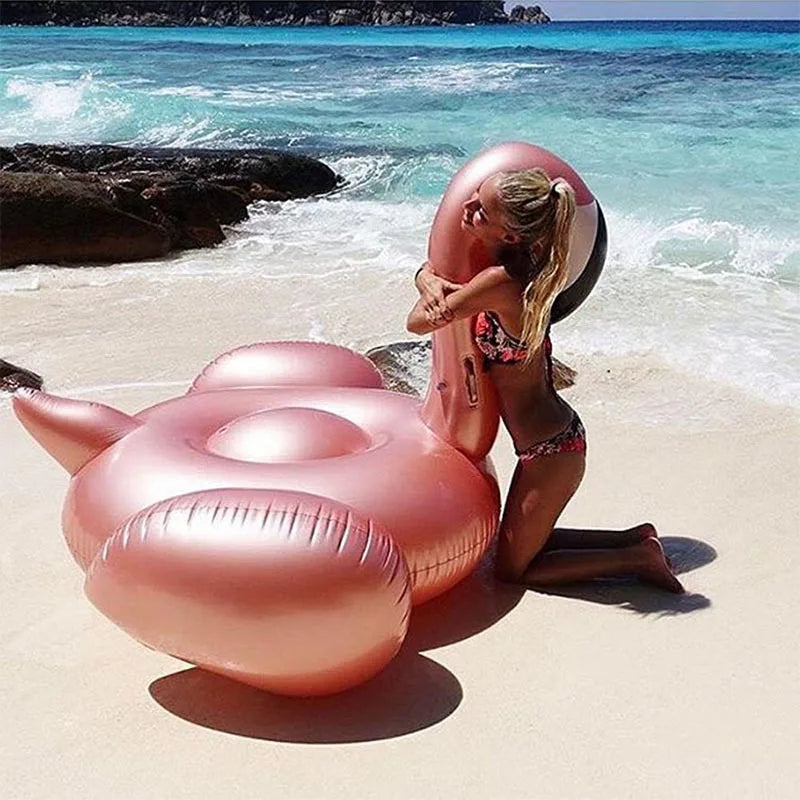 Flamingo Pool Float Fun Beach Floaties Inflatable Swimming Pool Toys floating bed Summer Pool Raft Lounger floating mat