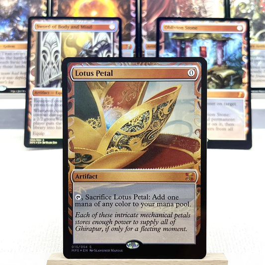 MPS FOIL2-02 TCG Cards for Home Play magical Proxy Sol Ring Lotus Petal the Oblivion Stone Extraplanar Lens Noxious gather