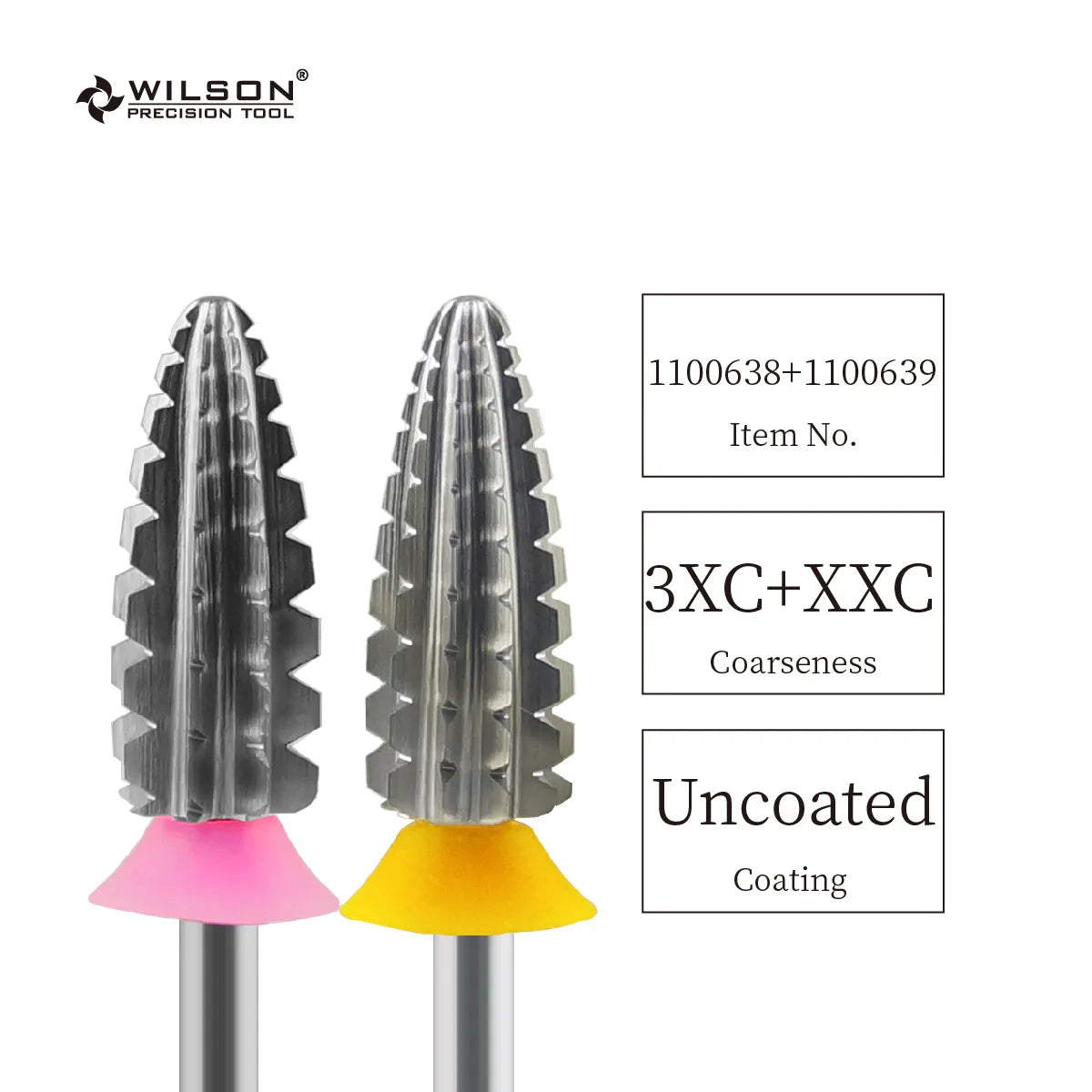 WILSON Typhoon Bits(2 Way)-Tools Nails Cutters for manicure Drill Bits nails accessories remove hard gel