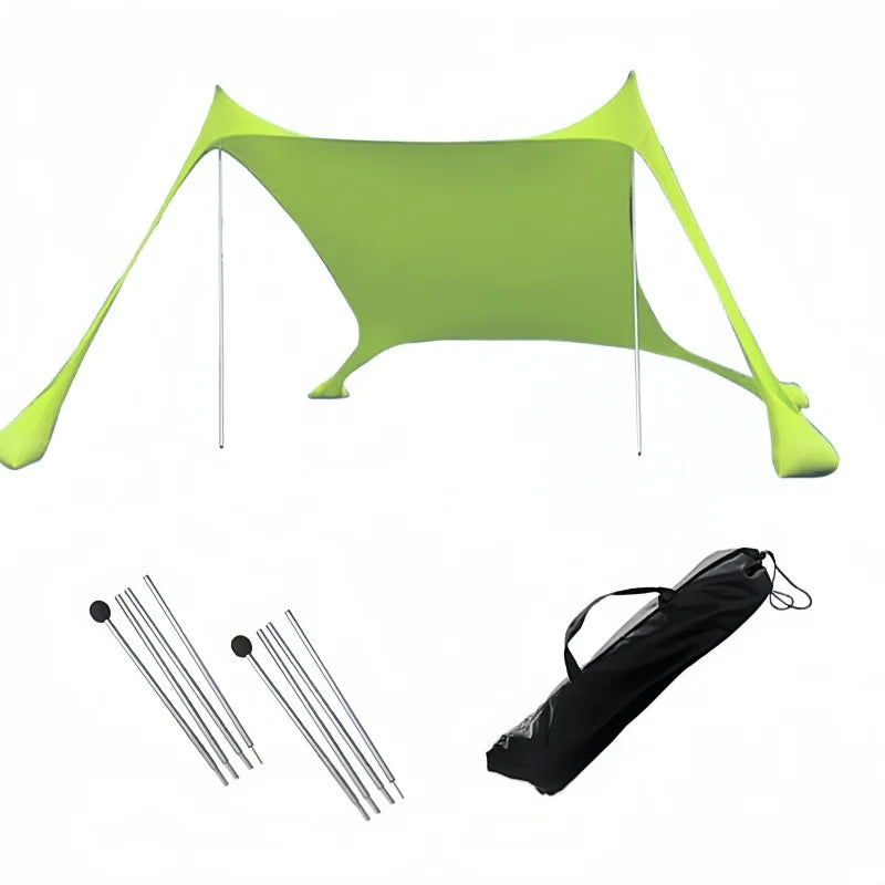 Outdoor Portable Lycra Beach Canopy Portable Windproof And Sunscreen Sun Shelter Canopy Garden House Outdoor Camping Tent