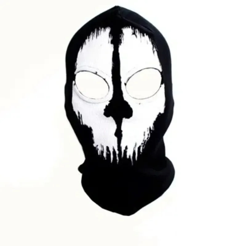 Black Mask Balaclava Beanies Hats Men Ghost Skull Full Face Warmly Mask Hood Beanie Ggorros Hombre Casquette Bbalaclava