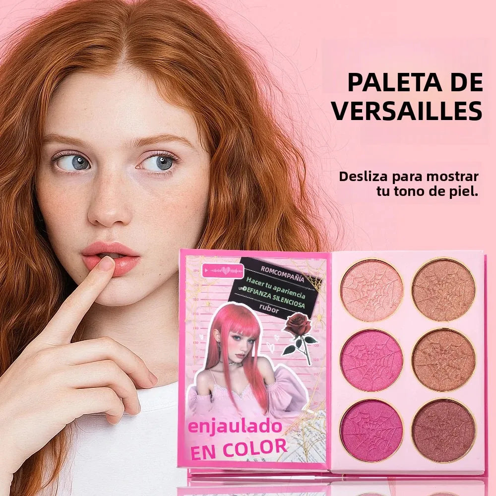 5-Page Makeup Palette with 70 Colors: 48 Matte & Shimmer Eyeshadows, 6 Lip Colors, 6 Blushes, and 10 Contour Shades - The Perfec