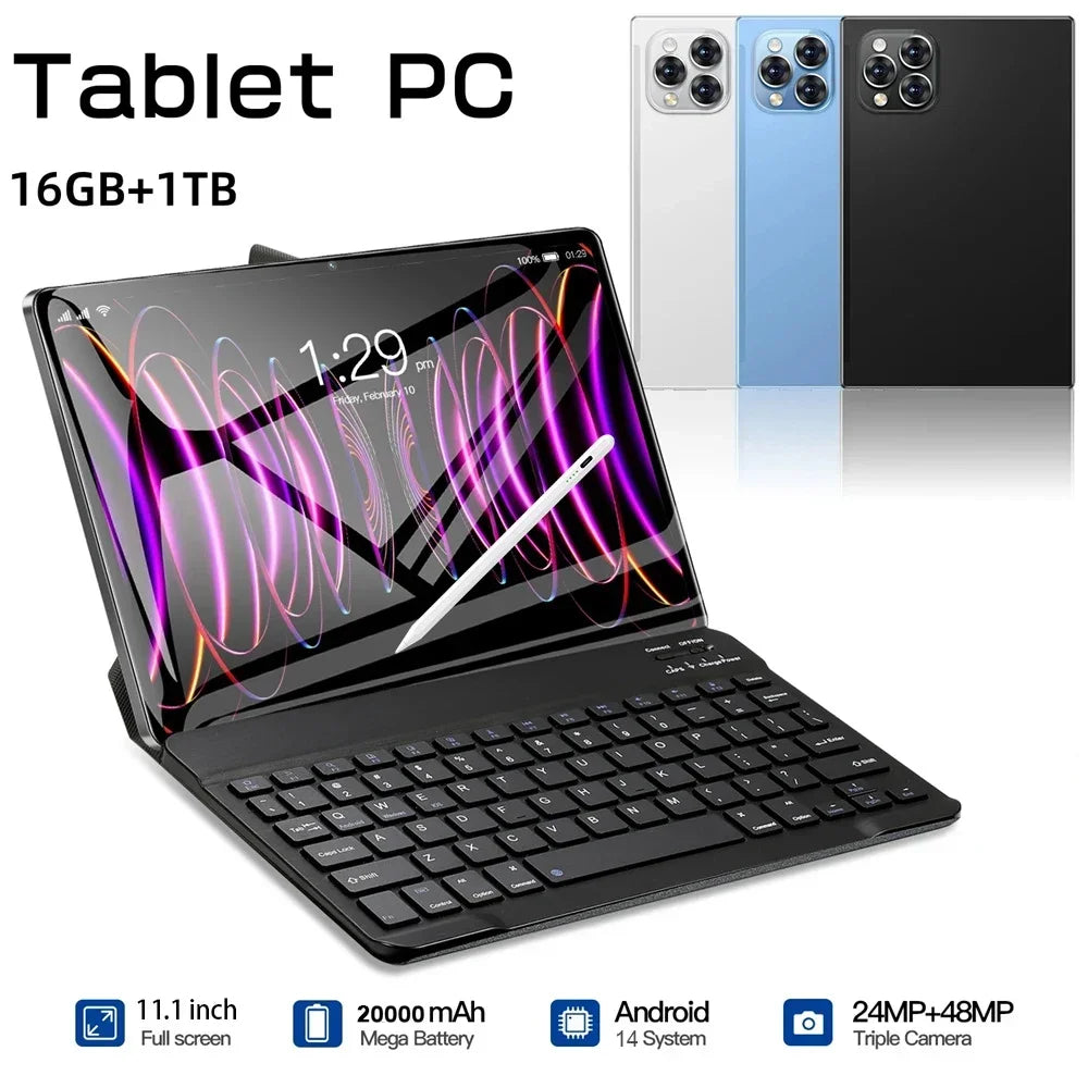 2025 New Original Global Edition Tablet Android 14 Pad 15 Pro 22GB + 2TB Snapdragon 888 Tablet 5G Dual SlM Card WIFI HD 4K Mi Ta