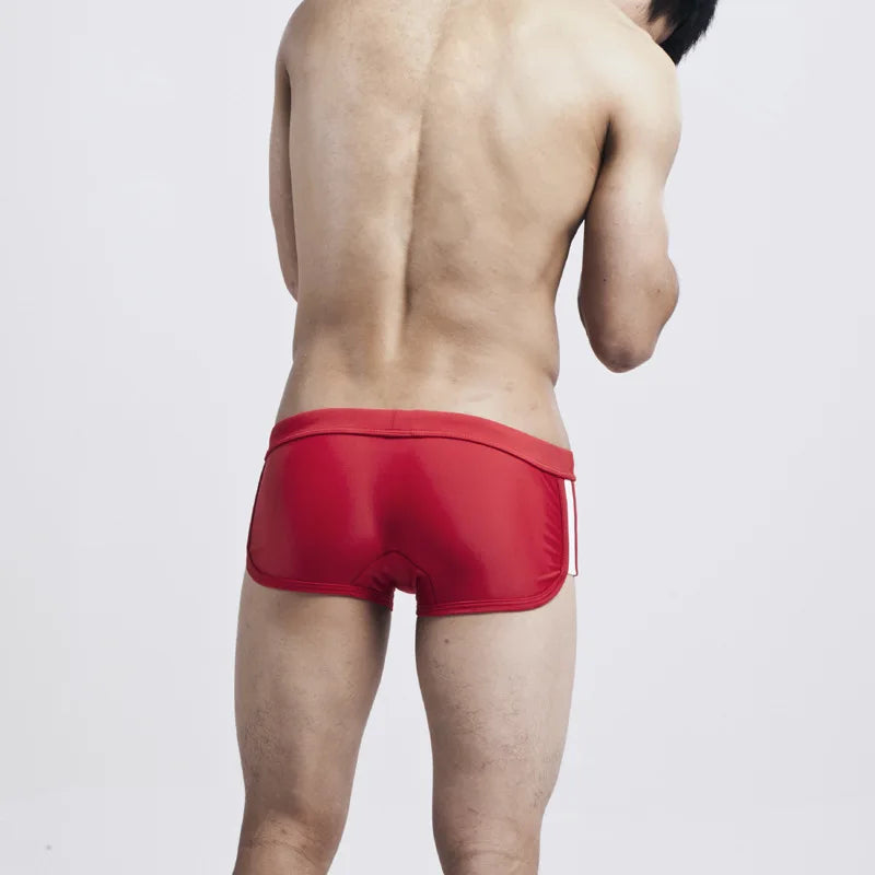 2026 Triangle Flat Angle Fashion Beachside Men's Swimsuit Surfing Trunks Rope Model 30806