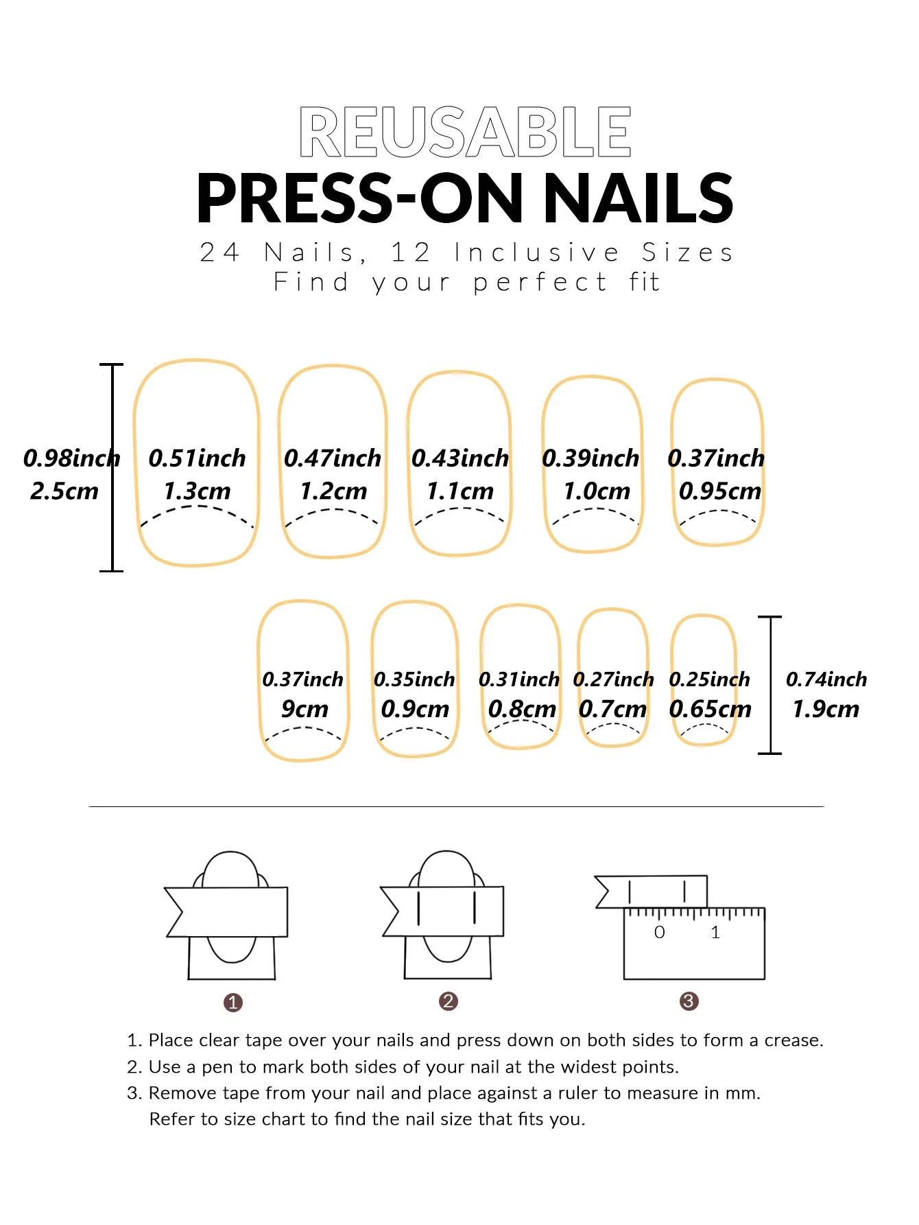 ARTAUG 24PCS Medium Ballerina Pink Nails Black French Tip Press On Nails Press On Nails Love Design Summer Nails Tipsy Cute Nail