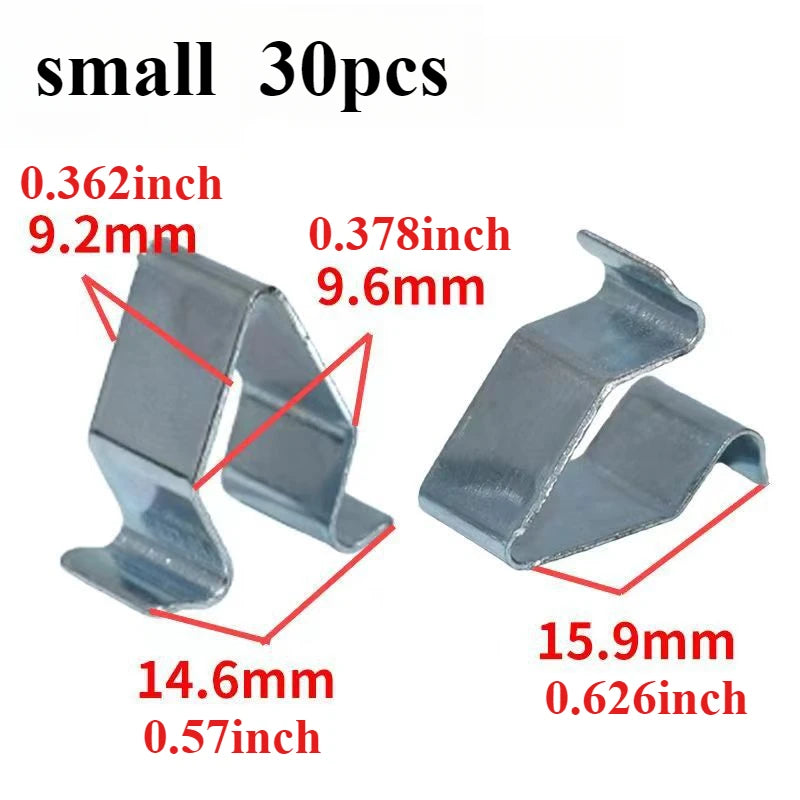 10/20/30/50pcs Metal Trim Panel Clips For Skoda For Passat  Boot Tailgate Interior Lining Car Accessory car accessories interior