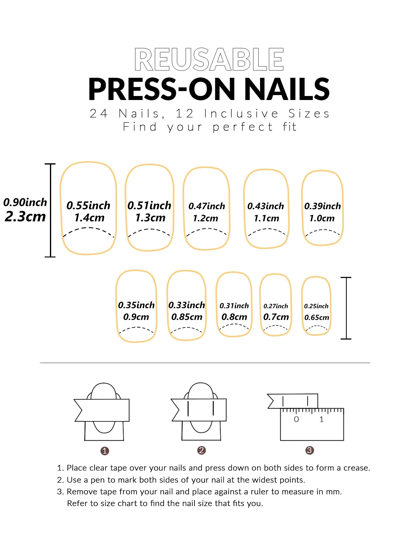 ARTAUG 24PCS Medium Ballerina Pink Nails Black French Tip Press On Nails Press On Nails Love Design Summer Nails Tipsy Cute Nail