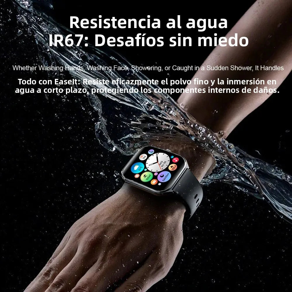 New Ultra Thin Smart Watch men 1.96" AMOLED HD Pixel Display Always Show Time BT Call Reminder Smartwatch Ladies For Android iOS