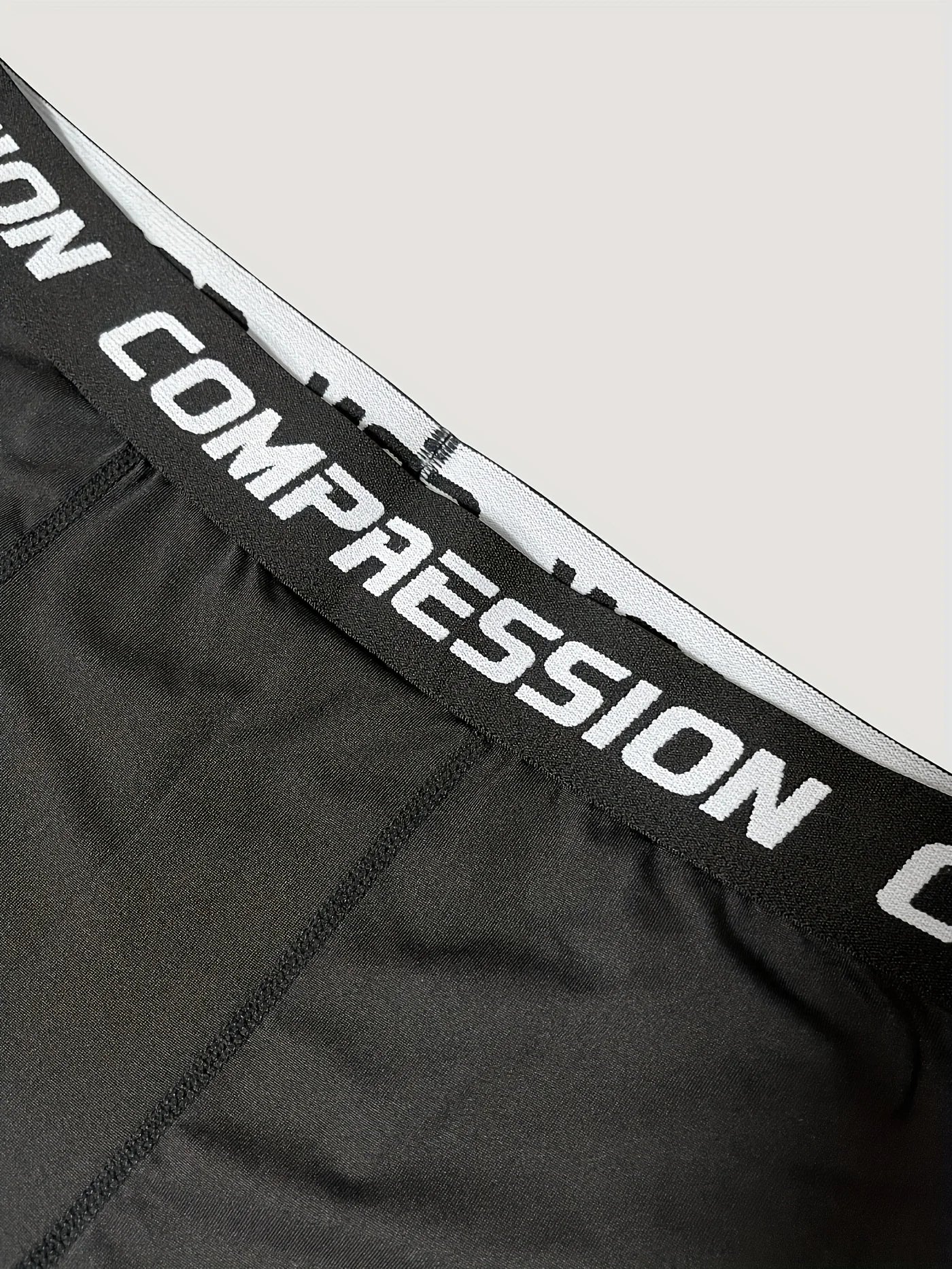 Men's 2-Piece Compression Pants Set with Shorts & Tights Quick Dry Athletic Sportswear for Gym Workout Running Fitness