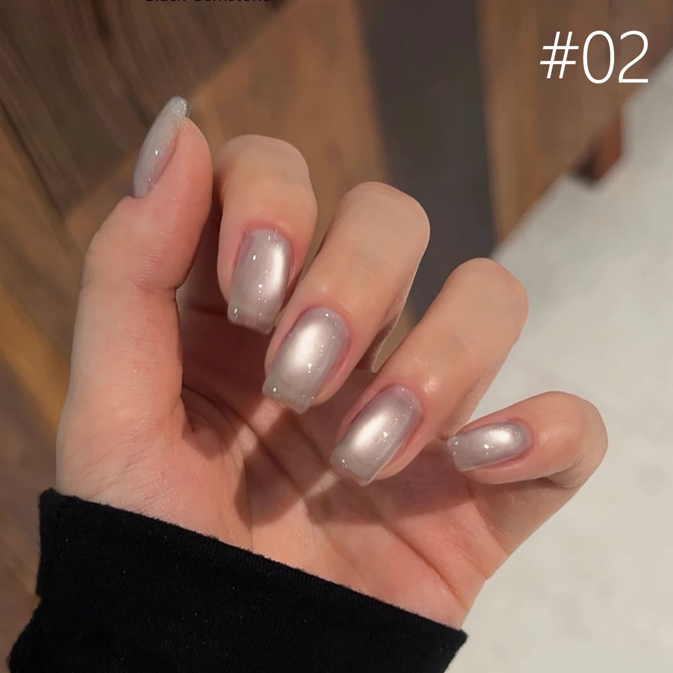 12ML 1-21pcs Toe Selling Whitening Glass Bead Cat Eye Gel Nail Polish Black Nails Nail Art Grey Cat Eye Nail Polish Cute Nails