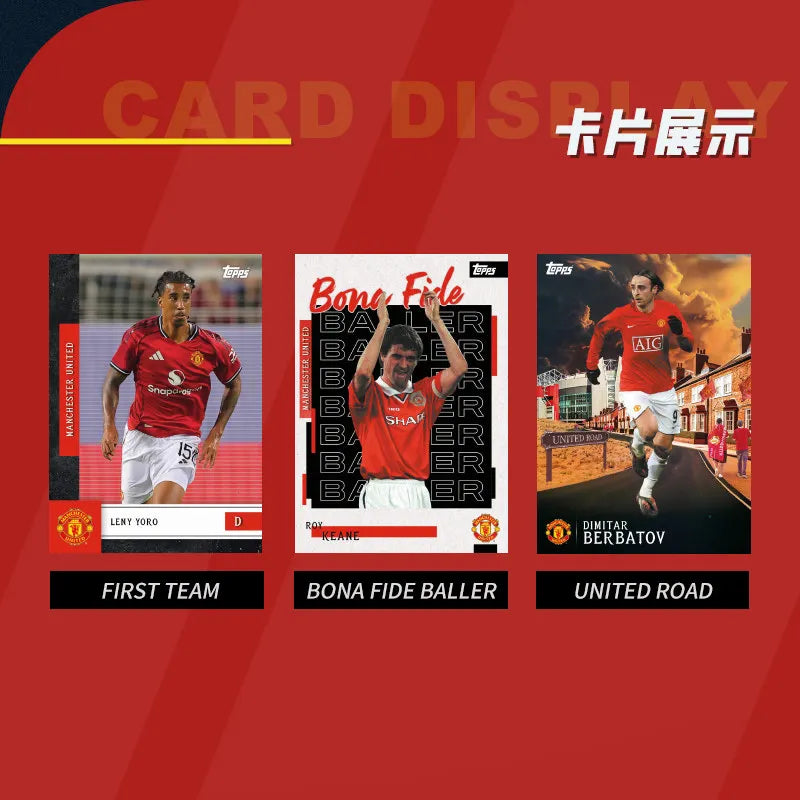 25-26 Topps Team Set Football Team Sports Trading Card Collectible Card Real Madrid Boys Designer Toys Surprise Holiday Gift