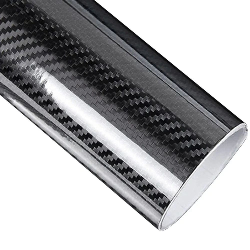 Car Film Covering 2D 3D 4D 5D 6D Glossy Carbon Fiber Wrapping Vinyl Film Auto Motorcycle Waterproof PVC Foil Car Accessories