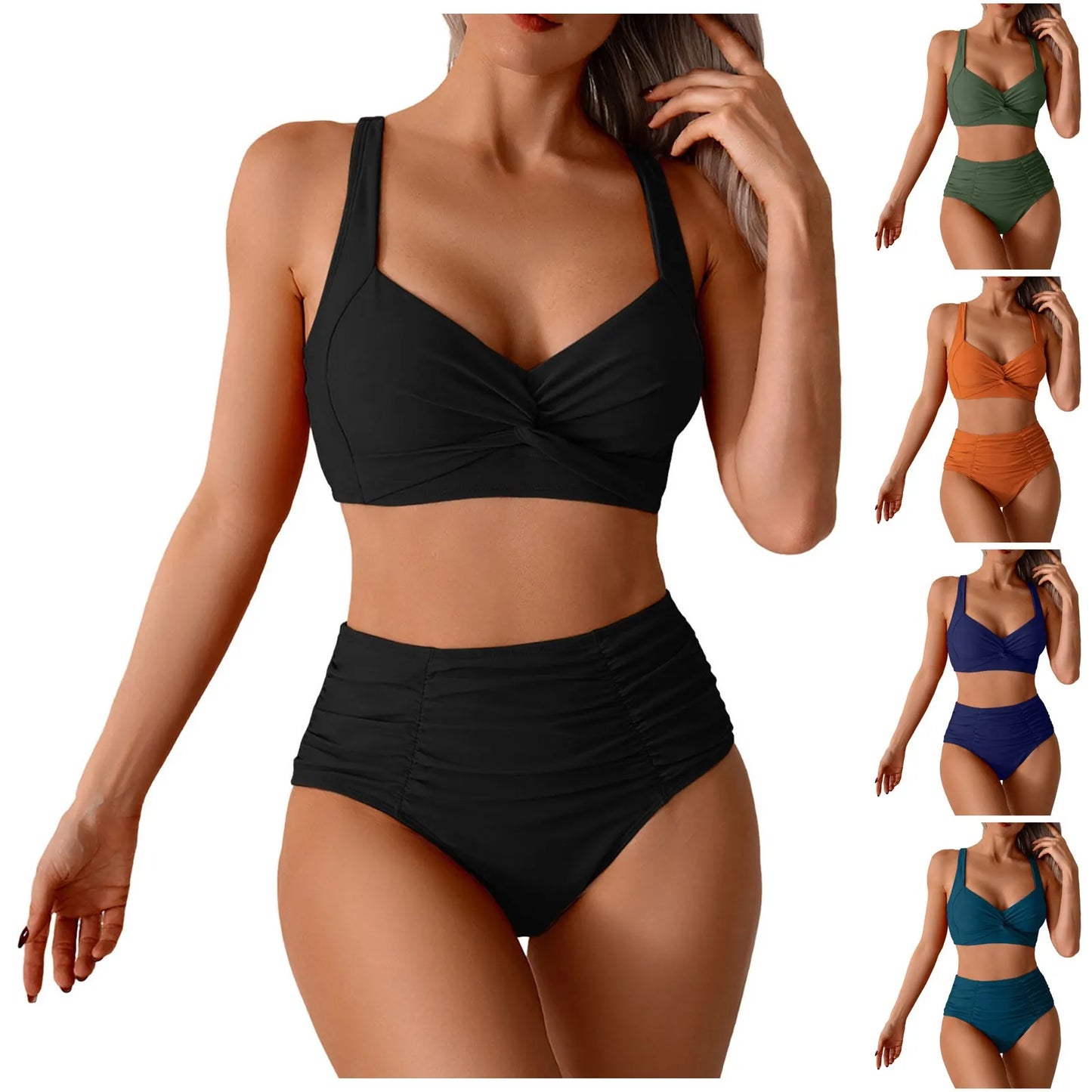 Summer Swimsuit Women Sexy Bikini Set Women Two Piece Swimsuit Sexy Two Piece High Waist Bikini Women Clothing купальник