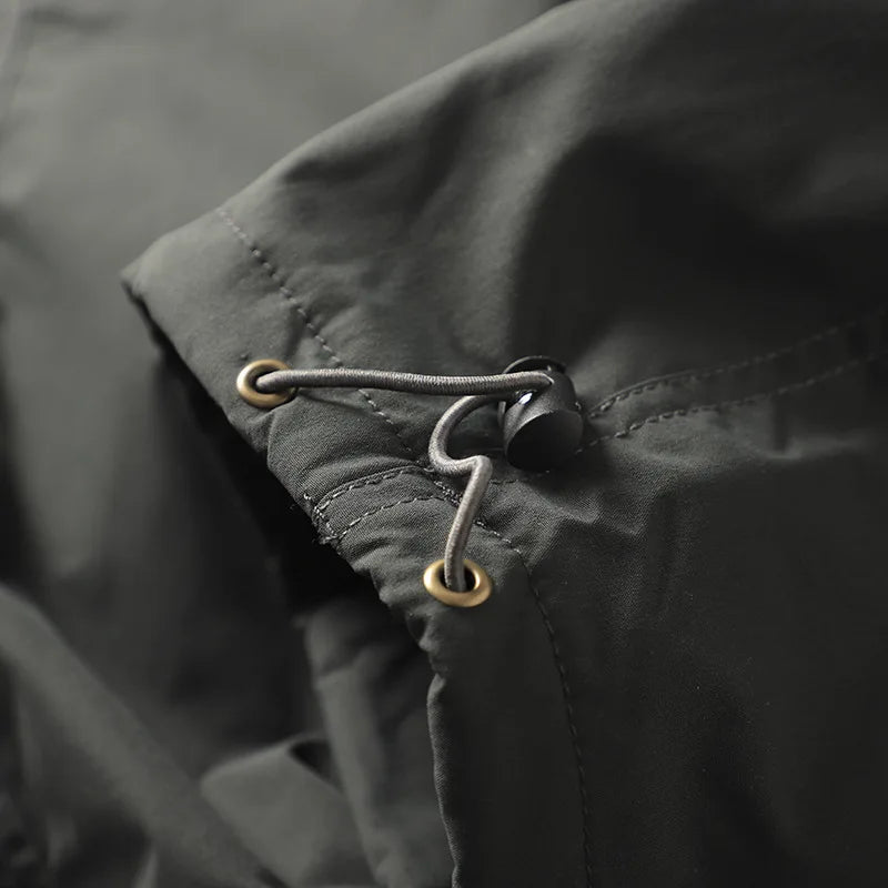 Outdoor Workwear Pants Men's Loose Fleece Lined Thick Soft  Hiking Pants Windproof Waterproof Polyester Fiber Straight Leg