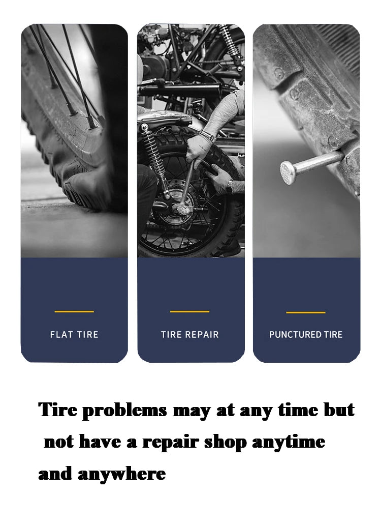 Car Motorcycle Vacuum Tyre Repair Nails 10-60pcs Truck Scooter Bike Tire Puncture Repair Tools Rubber Metal Nails Accessories