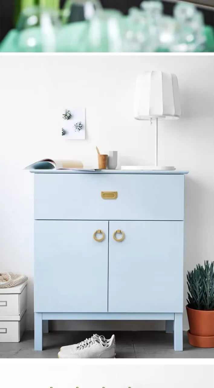 Handles Drawer Cabinet Furniture Kitchen Handles for Cabinet Knob Door Drawer Furniture Kitchen Knob Golden Simplicity Hardware