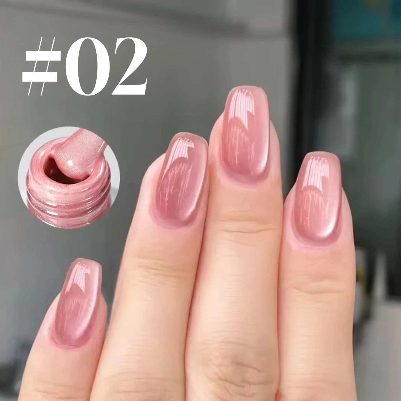 12ML 1-21pcs Toe Selling Whitening Glass Bead Cat Eye Gel Nail Polish Black Nails Nail Art Grey Cat Eye Nail Polish Cute Nails