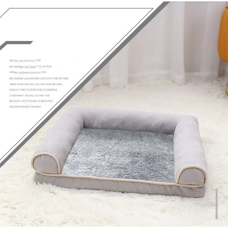 Cat Dog Bed Sofa Warm Cat Nest Pet Bed for Small Medium Dogs Cats Comfortable Plush  Non-slip Puppy Pet Supplies Sofa Bed