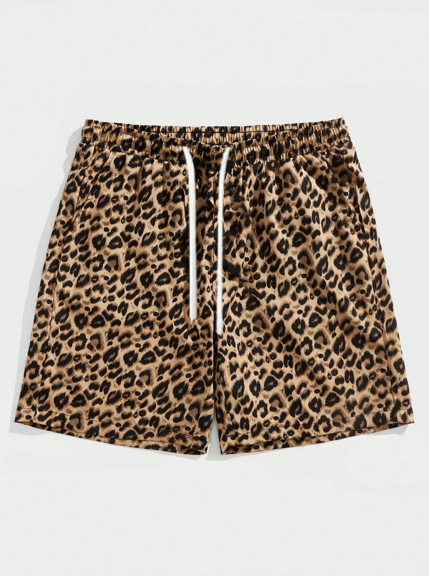 Summer Classic Leopard Dot Men Beach Shorts Fashion Casual Men Women Daily Shorts Acation Shorts Loose Surfing Swimming Shorts
