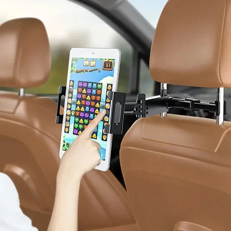 Car Tablet Holder, Headrest Tablet Mount Headrest Stand Cradle Compatible With Devices For IPad Air Mini, Other 4.7-12.9" Cell