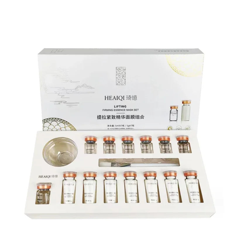 Korean Collagen Hyaluronic Acid Face Mask Repair Firming Lifting Improve Fine Lines Brighten Moisturiz Peptide Essence Skin Care