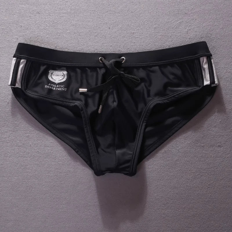 2026 Triangle Flat Angle Fashion Beachside Men's Swimsuit Surfing Trunks Rope Model 30806