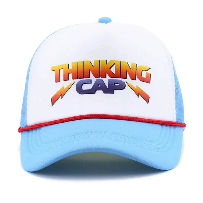 Retro Stranger Cosplay Hat Dustin Baseball Cap Mesh Thinking Hats Adult Unisex Accessories Adjustable Prop
