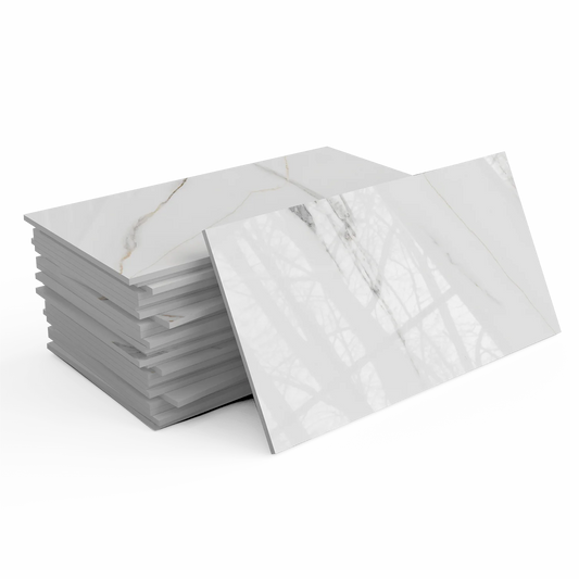 3x6 inch 24/48/96 marble tile stickers, self-adhesive wall stickers, suitable for kitchen and bathroom splash proof decoration
