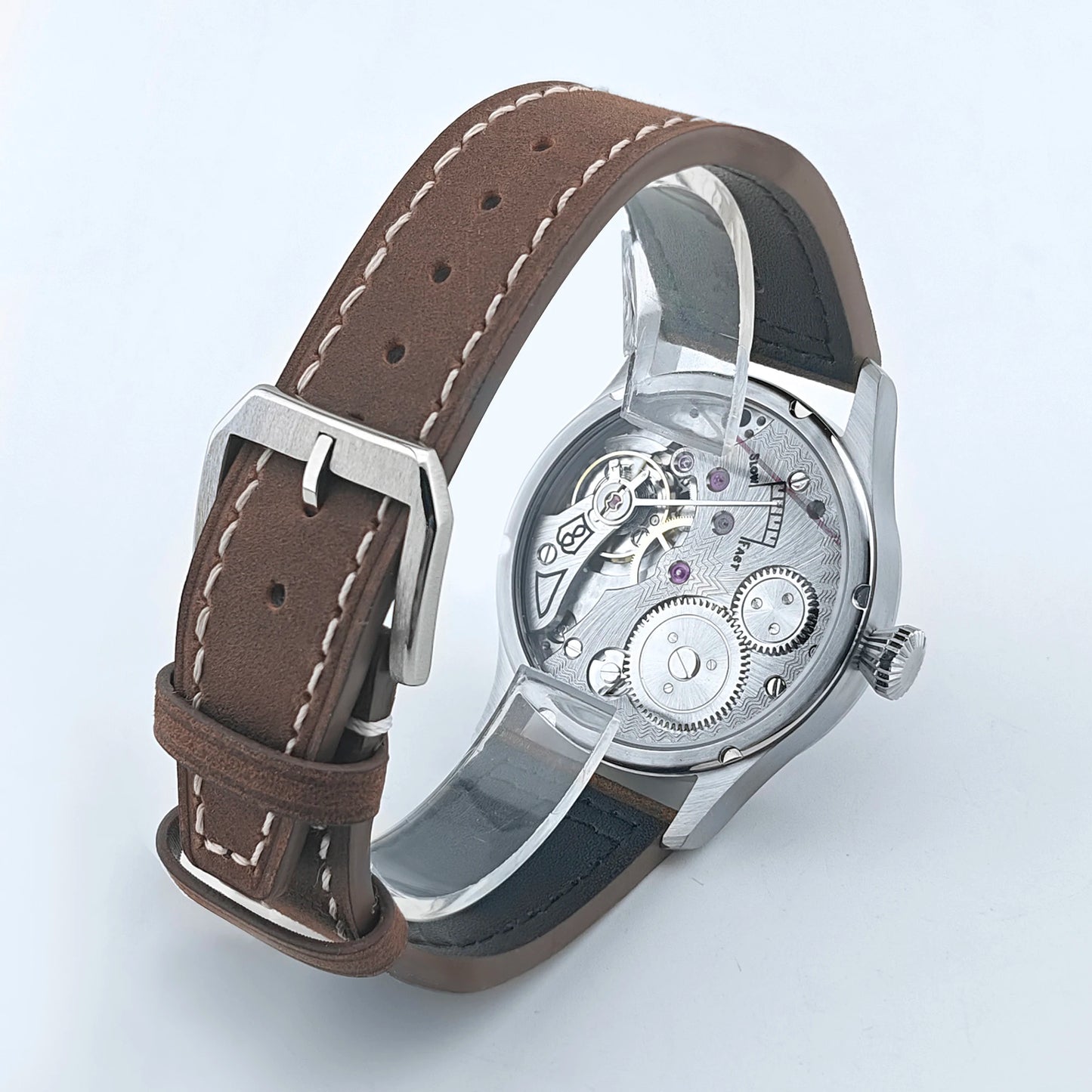 Corgeut Luxury Sapphire Glass 42 Mm Dial St3600 Or St3601 Hand-Wound Movement 316L Steel Case Men'S Watch 30 M Water Resistant