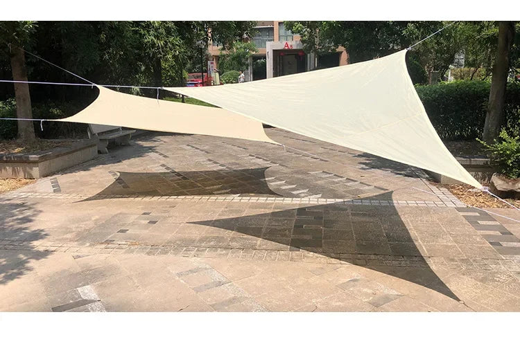 2.5x2.5M Square Shade Sail 300D Waterproof Polyester For Garden Terrace Canopy Swimming Pool Sun Shade Canvas Camping Awning